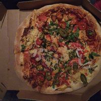 Spicy vegan pizza at Domino's Pizza - Meensesteenweg in Kortrijk