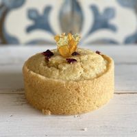 Vegan semolina cake   at Amar Bakery and Market in Boynton Beach