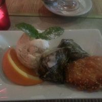 shared desserts at Jasmine Thai Restaurant in Exeter