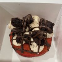 Liam Hemsworthy at Doughnut Time - Leicester Square in London