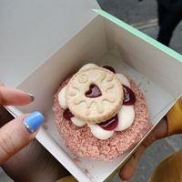 Gordon Jamsay doughnut at Doughnut Time - Leicester Square in London