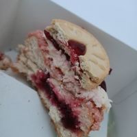 Inside (cut in half) at Doughnut Time - Leicester Square in London