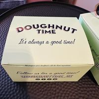 Takeaway box #Veganuary at Doughnut Time - Leicester Square in London