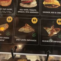 Vegan options  at Panther Coffee - Coconut Grove in Miami