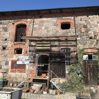 The Café Milan store from the outside  at Wildmut in Bad Belzig