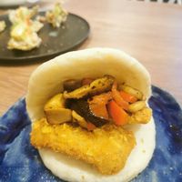 Bao criollo, definitely the best Bao 10000/10 at Asianica in Lima