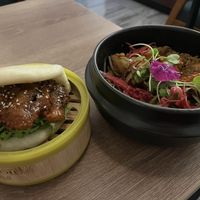 Thai Bao (heaven) and Fried Rice  at Asianica in Lima