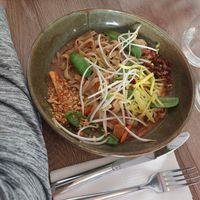 Pad Thai with tofu. Forgot to grab a pic of my curry. at Asianica in Lima