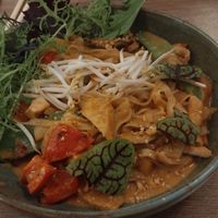 Peanut noodles at Asianica in Lima