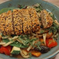 Katsu curry at Asianica in Lima