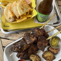 skewers and quesadillas   at La ReContra in Lima