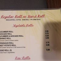 Vegan options (just remember no eel sauce for the sweet potato) at OHAYO in Webster