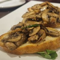 Bruscetta Al funghi at Roccos Italian Kitchen in Doncaster