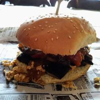 Good portion and also tasted good. I liked this vegetarian burger I ordered. at Authentique Burger in Chelles