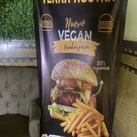 Ordered the Vegan Burger - Super Yummy Would Recommend  at Restaurante Vegetariano Terra Nostra in Mexico City