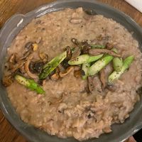 Mushroom Risotto at Pianta in Bogota
