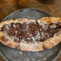 "Nutella" PIzza at Pianta in Bogota