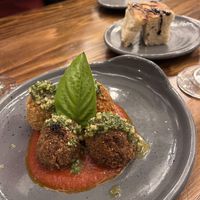 Arancini  at Pianta in Bogota