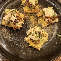 Avocado crostini #Veganuary at Pianta in Bogota