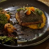 "salmón" con mix de tubérculos at Pianta in Bogota