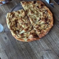 Vegetarian flatbread at Birch & Bear Pizza in Edmonton