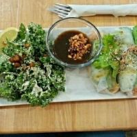 Astralagus Salad Rolls at Cafe Mosaics in Edmonton