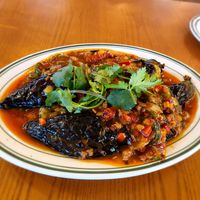 Spicy eggplant at Alt.a in Seoul