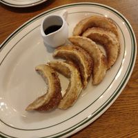 Fried kimchi dumplings  #Veganuary at Alt.a in Seoul