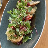 Fried dumpling salad   at Alt.a in Seoul