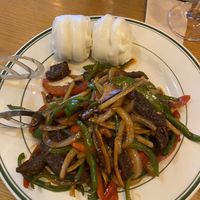 Update 6/16: veef japchae with chili peppers - the veef was really juicy and there was no noodles  at Alt.a in Seoul