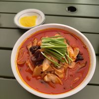 Spicy mushroom soup. Spiciness is pretty okay not too spicy. at Alt.a in Seoul