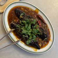 Stir fry spicy eggplant  at Alt.a in Seoul