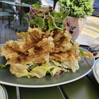 Enoki mushrooms at Alt.a in Seoul