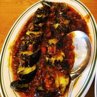 Stir fry eggplant at Alt.a in Seoul