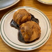 Cinnamon Donut Bun with
Muscovado Syrub: Donut bun isn’t that great.  at Alt.a in Seoul