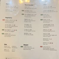Menu  at Alt.a in Seoul