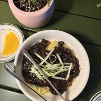 Jjajangmyeon (black bean veef noodles)   at Alt.a in Seoul