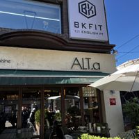 Sign  at Alt.a in Seoul