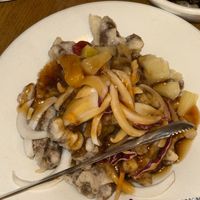 Fried veef with sour sweet sauce 탕수육   at Alt.a in Seoul