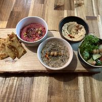 Humus  at Earth House Restaurant And Wine Bar in Bangkok