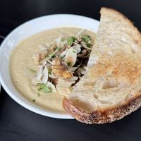 Hummus mushrooms   at Earth House Restaurant And Wine Bar in Bangkok