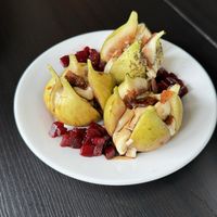 Stuffed figs  at Earth House Restaurant And Wine Bar in Bangkok