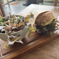 Disappointing burger   at Earth House Restaurant And Wine Bar in Bangkok