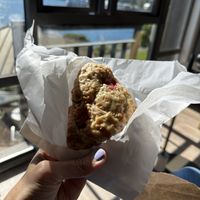 Strawberry vegan scone 🍓  at The Hidden Gem Treat Shop & Cafe in Victoria