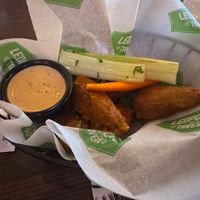 Plant-based Wings at Leopold's Tavern in Victoria