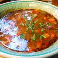 Bean soup at Sunmoon - Alabin in Sofia