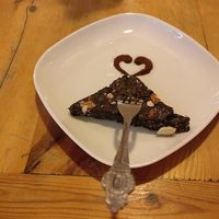 Chocolate hazelnut thing from the bakery. at Sunmoon - Alabin in Sofia