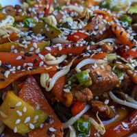 Tofu in soy sauce at Sunmoon - Alabin in Sofia