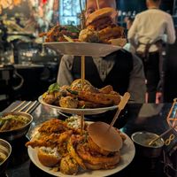 3-tier vegan platter at Cardamom Black in Harrogate