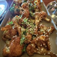 Lasuni Gobi —highly recommend!  at Tikka & Grill in Denver